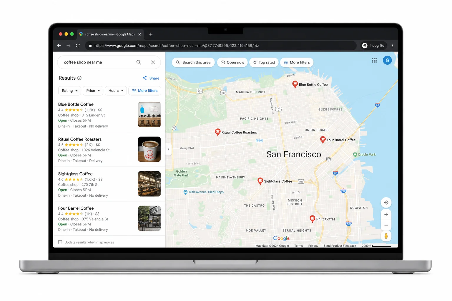Finding local business clients using Google Maps
