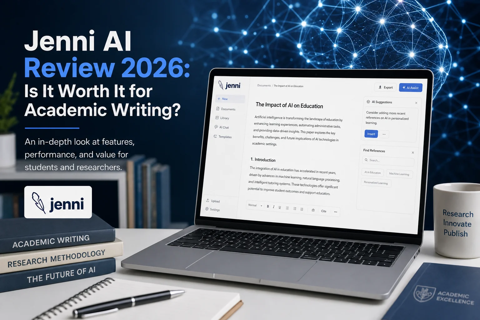 Jenni AI Review 2026 - AI writing assistant for academic research and citations