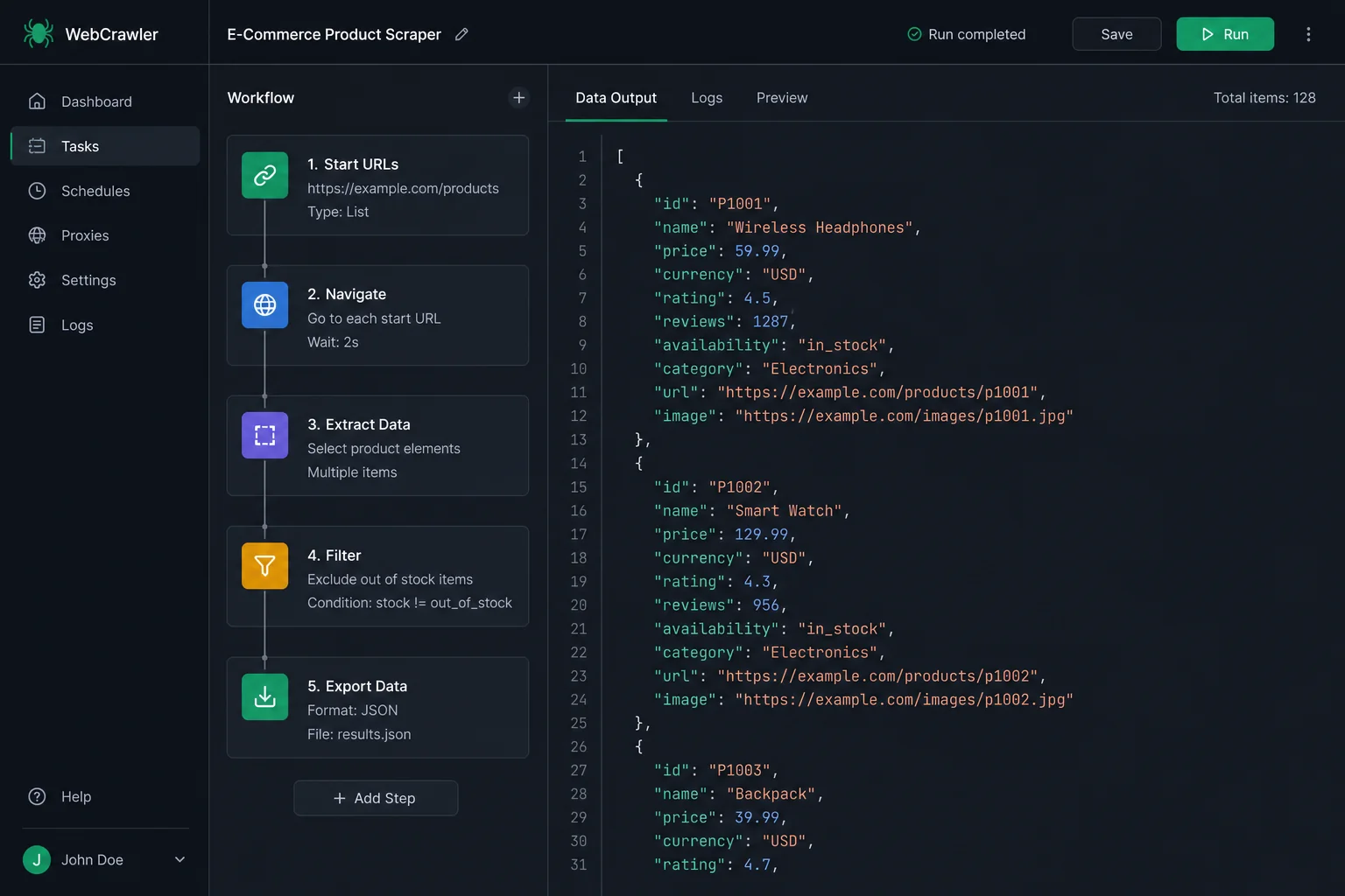 Nstbrowser web scraping and automation interface